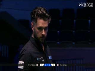2025斯诺克北爱尔兰公开赛64进32 凯伦·威尔逊4-3奥利弗·莱恩斯 20251021封面图
