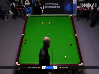 2025斯诺克北爱尔兰公开赛32进16 巴里·霍金斯3-4亚伦·希尔 20251022封面图