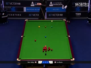 2025斯诺克北爱尔兰公开赛64进32 马克·塞尔比4-1伊安·伯恩斯 20251019封面图