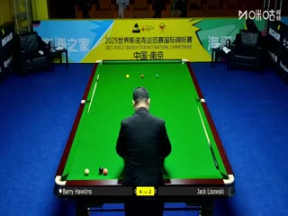 2025斯诺克国际锦标赛16进8 巴里·霍金斯6-4杰克·利索夫斯基 20251105封面图