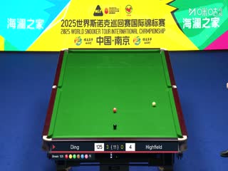 2025斯诺克国际锦标赛32进16 丁俊晖6-4利亚姆·海菲尔德 20251104封面图