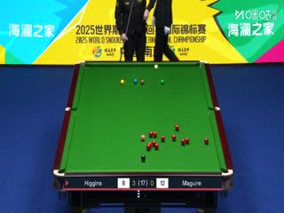 2025斯诺克国际锦标赛半决赛第一阶段 约翰·希金斯6-2斯蒂芬·马奎尔(朱峰立) 20251108封面图