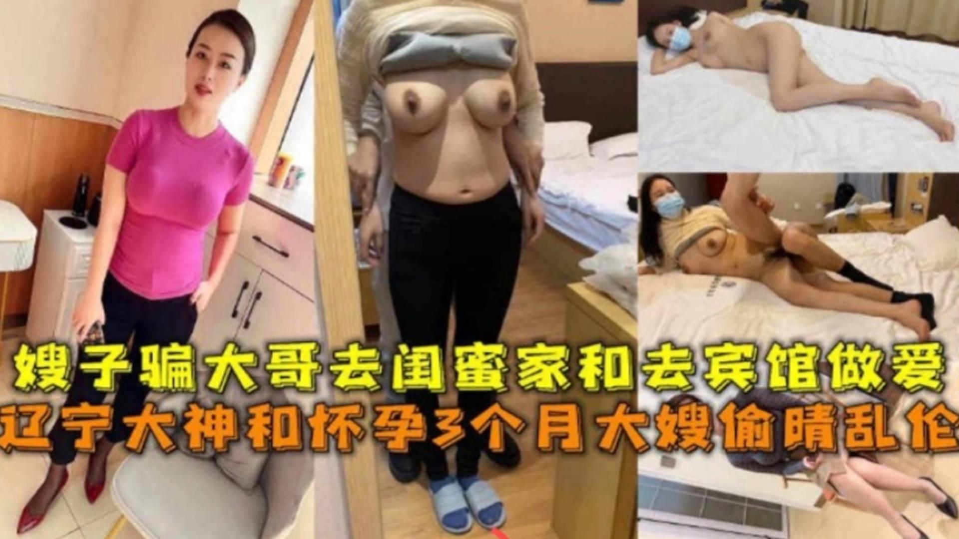 辽宁大神和怀孕3个月大嫂偷情乱伦，嫂子骗大哥去闺蜜家结果去宾馆做爱封面图