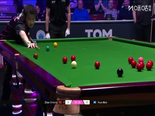斯诺克单局限时赛128进64 罗斯·缪尔34-21赵心童（柏林） 20251211封面图
