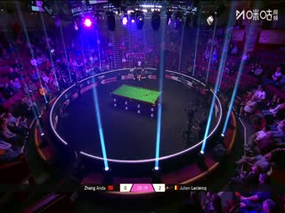 斯诺克单局限时赛128进64 张安达25-32朱利安·勒克莱 20251210封面图